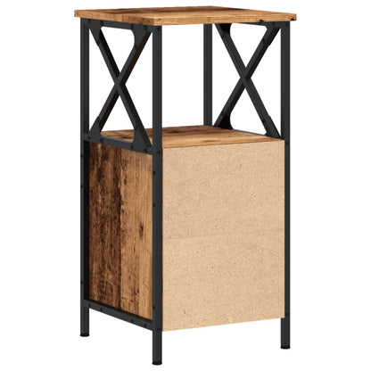 Comodini Legno Antico 2 pz 34x35,5x70 cm in Legno Multistrato | homemem39