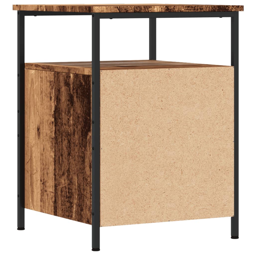 Comodino Legno Antico 44x45x60 cm in Legno Multistrato - homemem39