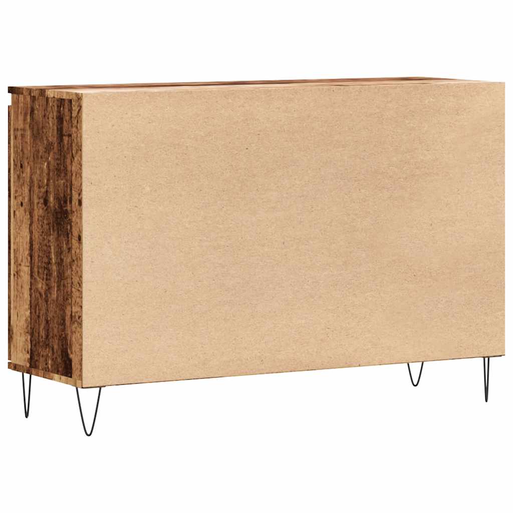 Credenza Legno Antico 101,5x35x70 cm in Legno Multistrato - homemem39