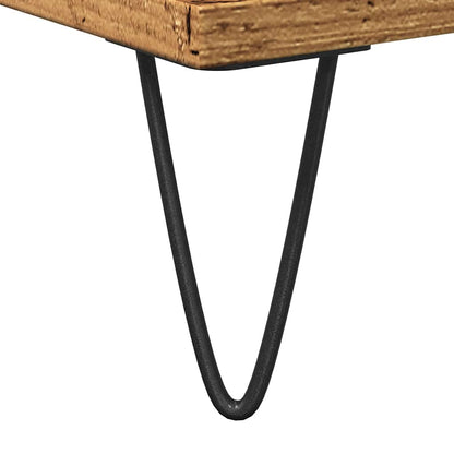 Credenza Legno Antico 101,5x35x70 cm in Legno Multistrato - homemem39