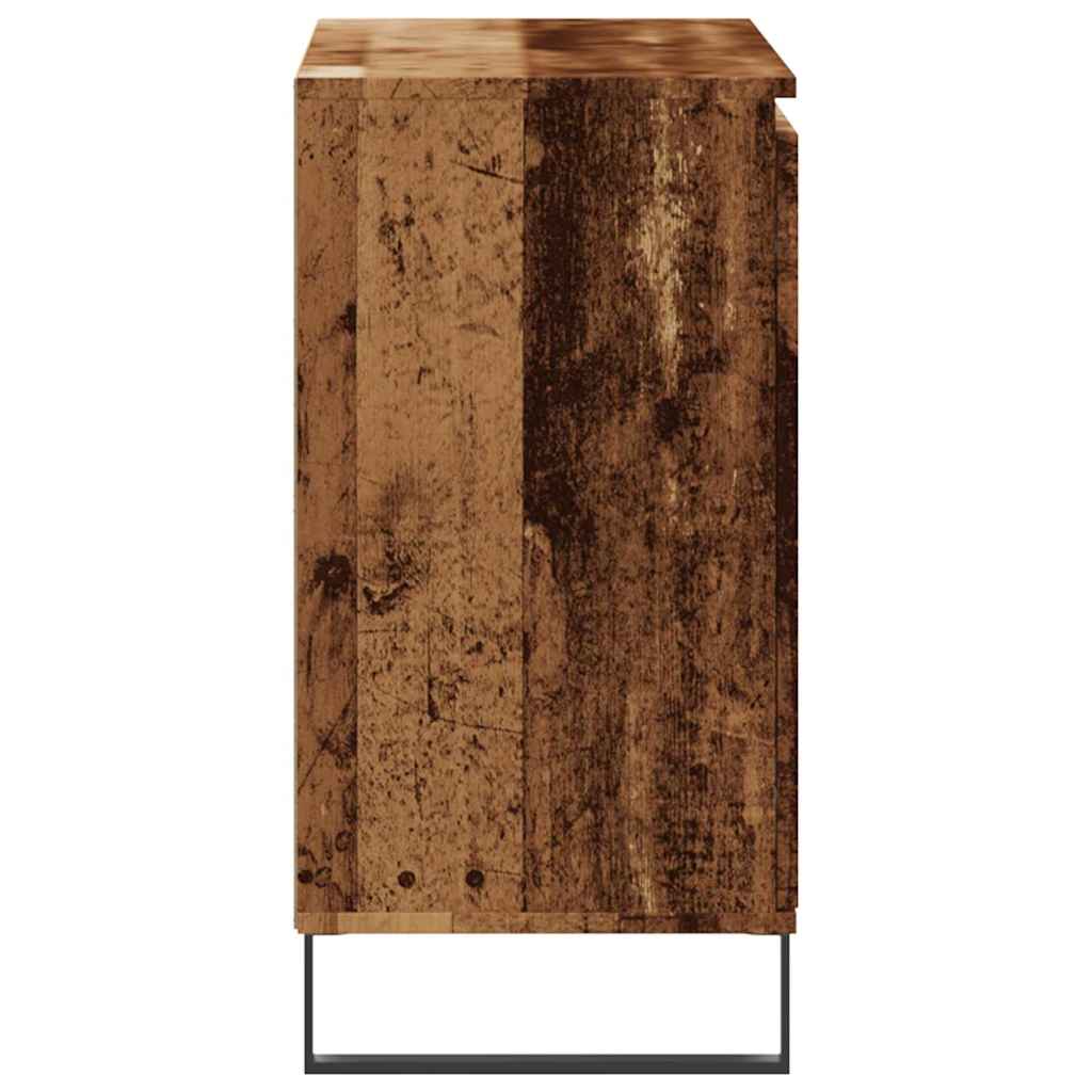 Credenza Legno Antico 101,5x35x70 cm in Legno Multistrato - homemem39