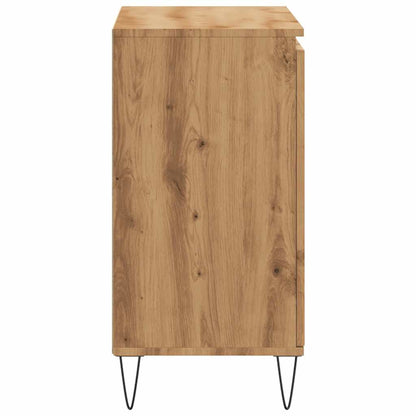 Credenza Rovere Artigianale 101,5x35x70 cm in Legno Multistrato - homemem39