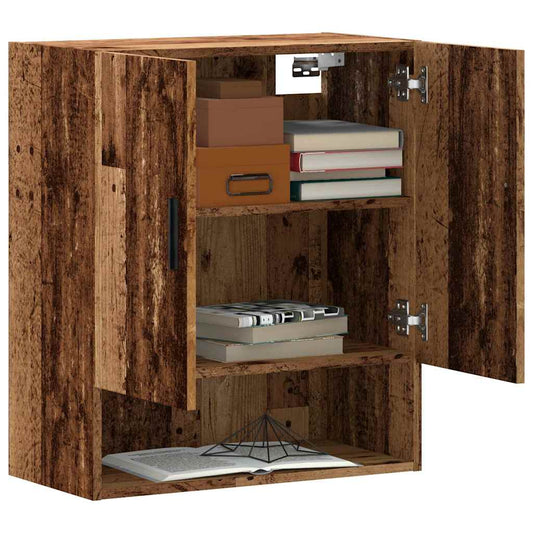Armadietto a Muro Legno Antico 60x31x70 cm in Truciolato | homemem39