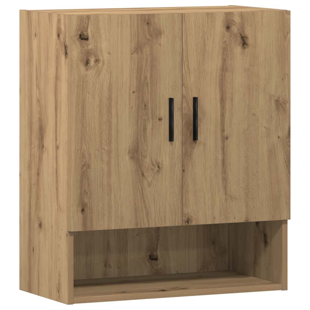 Armadietto a Muro Rovere Artigianale 60x31x70 cm in Truciolato | homemem39