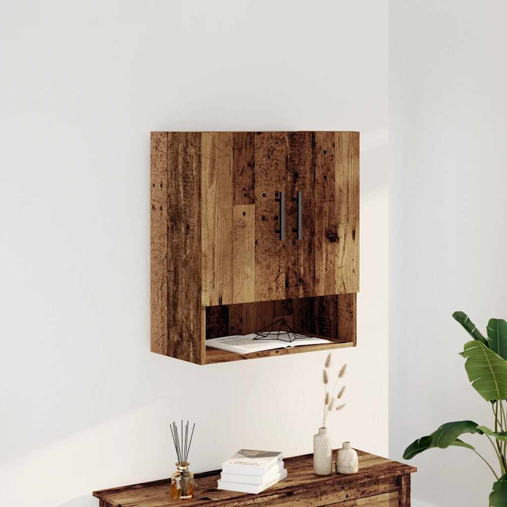 Armadietto a Muro Legno Antico 60x31x70 cm in Truciolato | homemem39