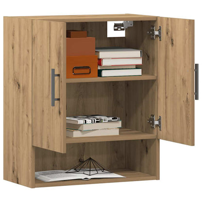 Armadietto a Muro Rovere Artigianale 60x31x70 cm in Truciolato | homemem39