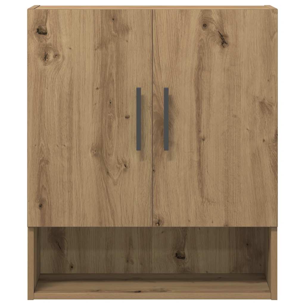 Armadietto a Muro Rovere Artigianale 60x31x70 cm in Truciolato
