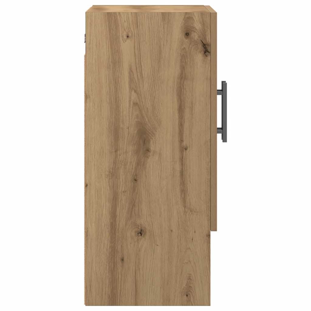 Armadietto a Muro Rovere Artigianale 60x31x70 cm in Truciolato | homemem39