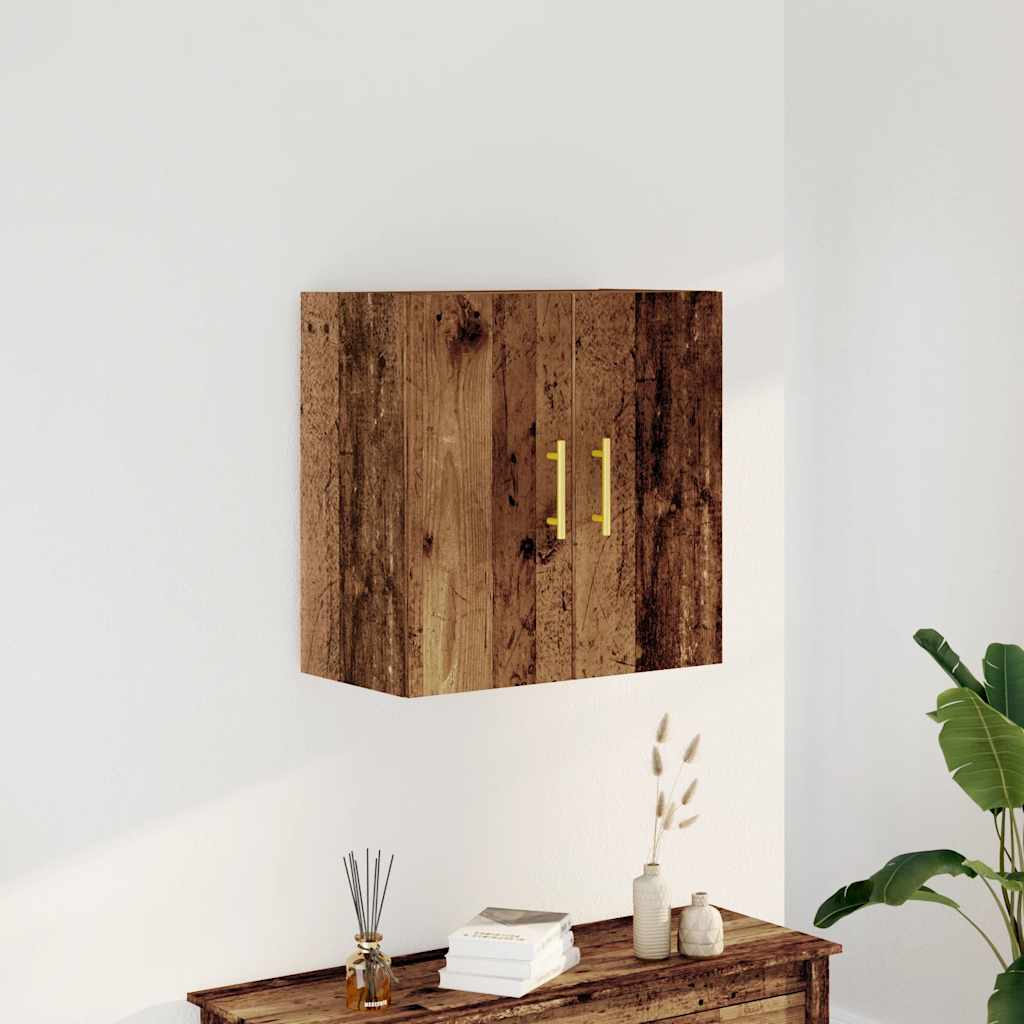 Armadietto a Muro Legno Vecchio 60x31x60 cm in Truciolato | homemem39