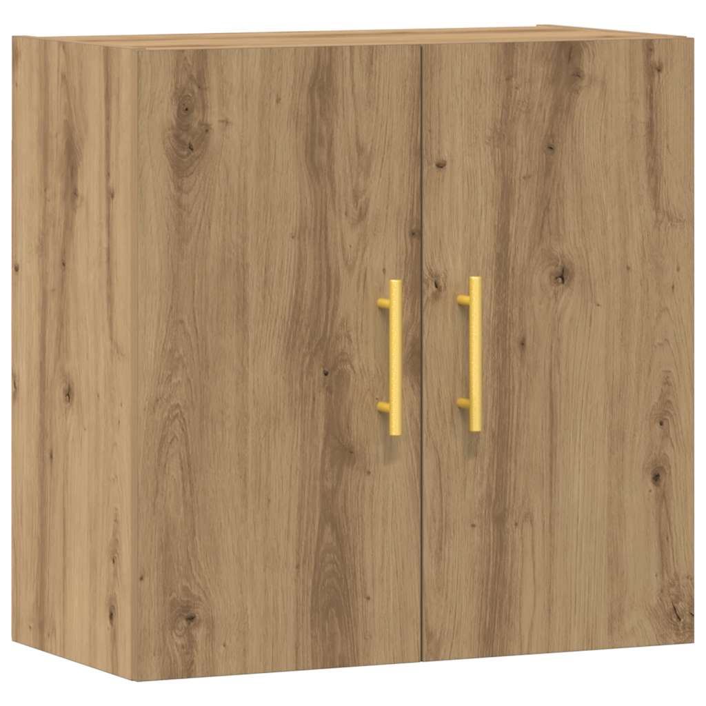 Armadietto a Muro Rovere Artigianale 60x31x60 cm in Truciolato | homemem39