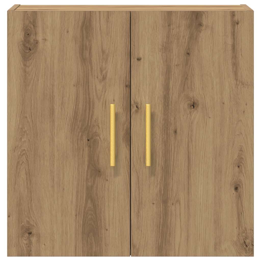 Armadietto a Muro Rovere Artigianale 60x31x60 cm in Truciolato
