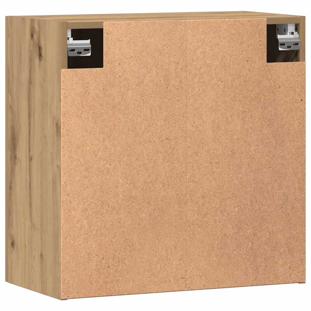 Armadietto a Muro Rovere Artigianale 60x31x60 cm in Truciolato | homemem39