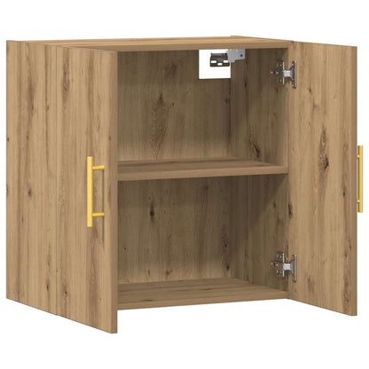 Armadietto a Muro Rovere Artigianale 60x31x60 cm in Truciolato | homemem39