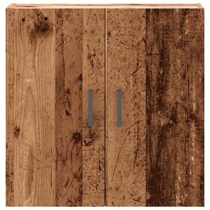 Armadietto a Muro Legno Vecchio 60x31x60 cm in Truciolato