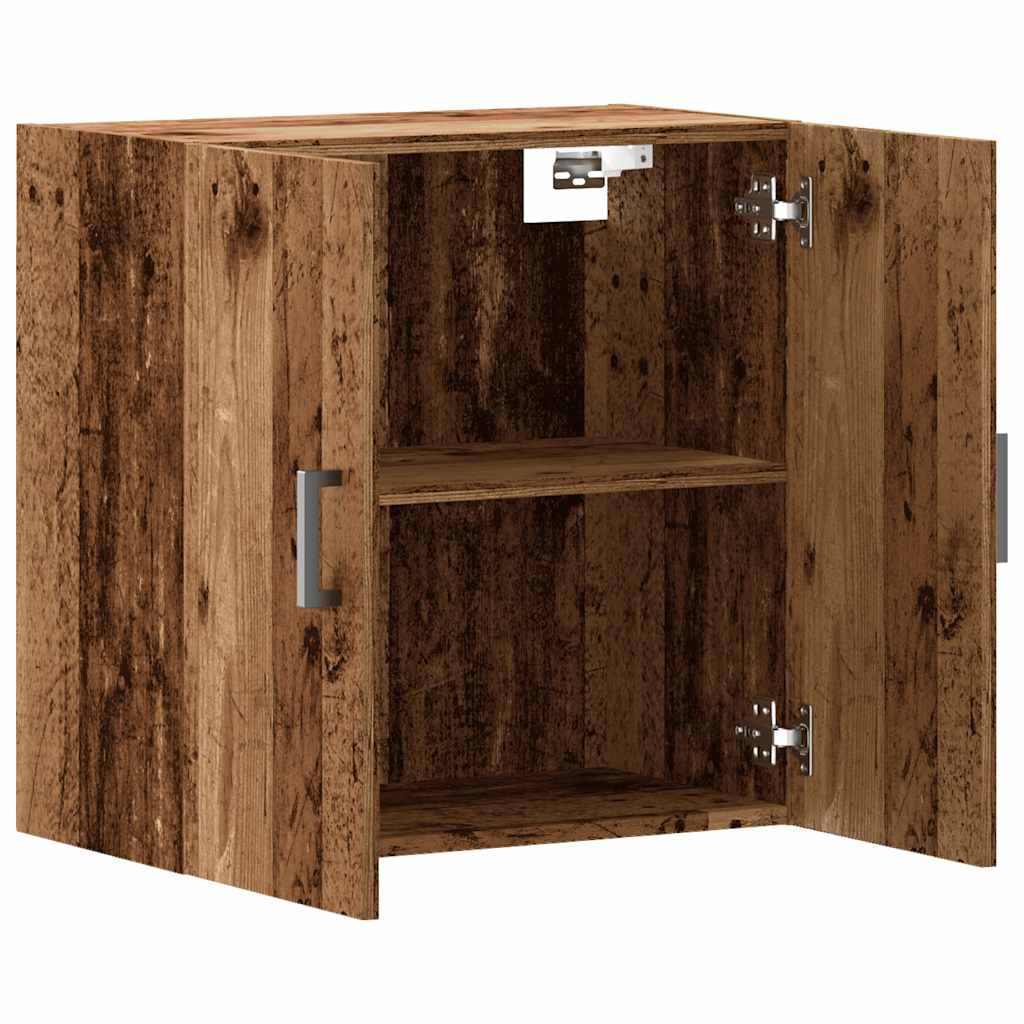 Armadietto a Muro Legno Vecchio 60x31x60 cm in Truciolato