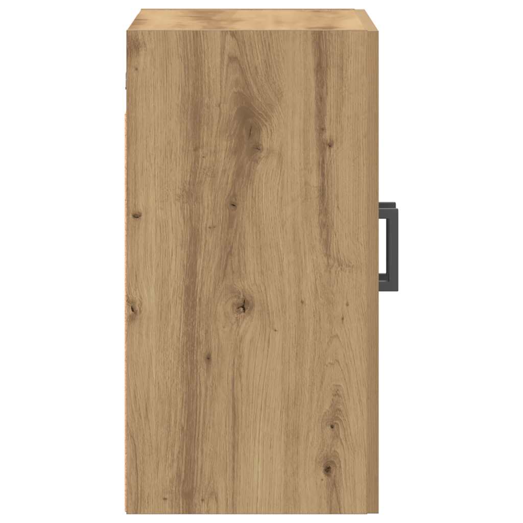 Armadietto a Muro Rovere Artigianale 60x31x60 cm in Truciolato | homemem39