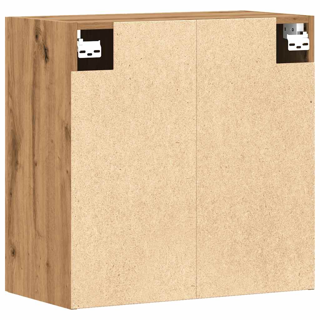 Armadietto a Muro Rovere Artigianale 60x31x60 cm in Truciolato | homemem39