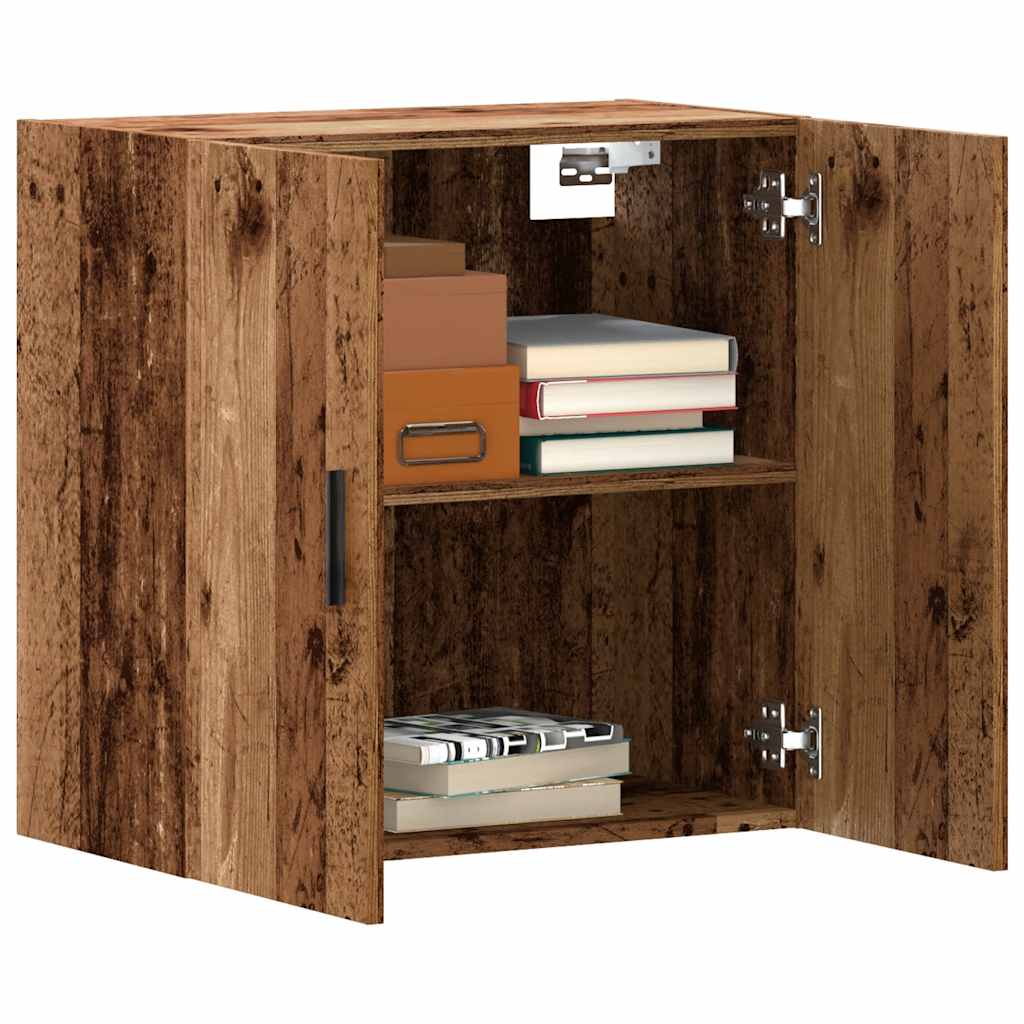 Armadietto a Muro Legno Vecchio 60x31x60 cm in Truciolato | homemem39