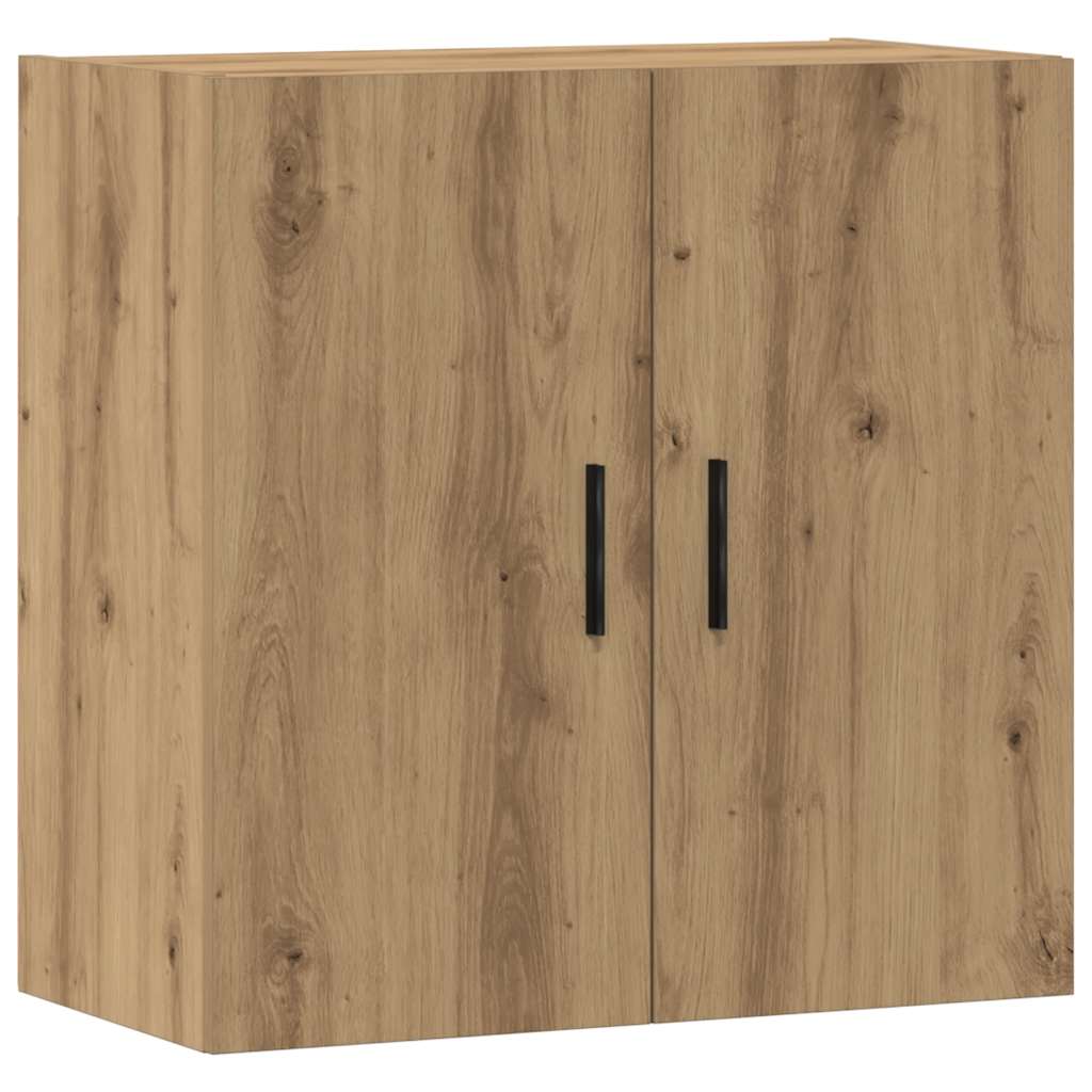 Armadietto a Muro Rovere Artigianale 60x31x60 cm in Truciolato | homemem39