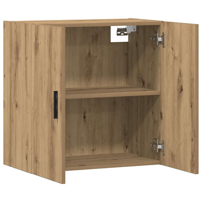 Armadietto a Muro Rovere Artigianale 60x31x60 cm in Truciolato | homemem39