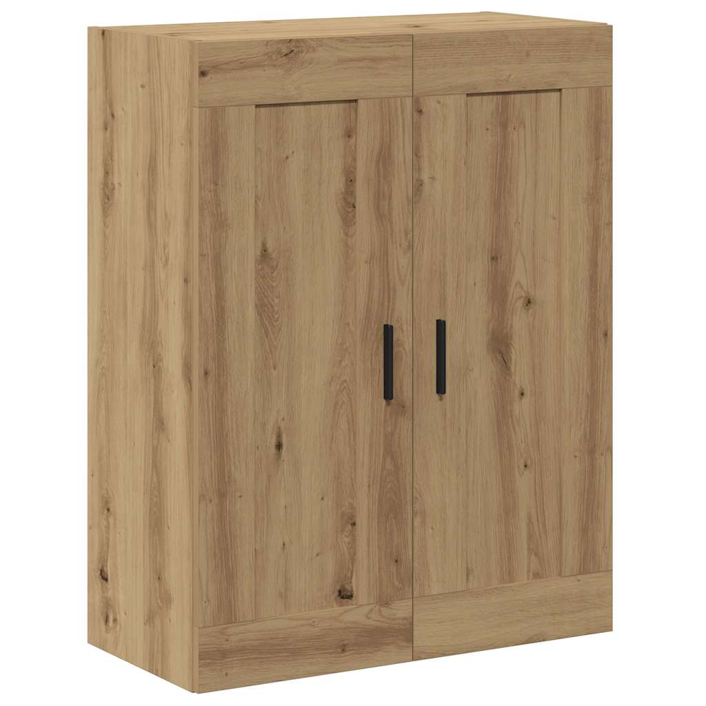 Mobile a Parete Rovere Artigianale 69,5x34x90 cm in Truciolato | homemem39