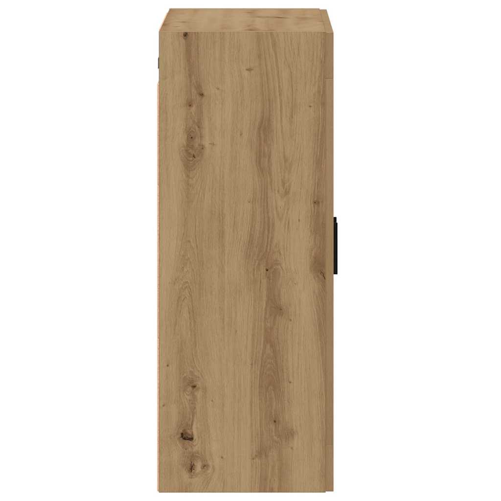 Mobile a Parete Rovere Artigianale 69,5x34x90 cm in Truciolato | homemem39