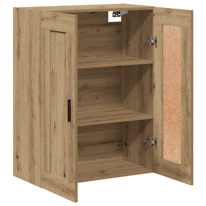 Mobile a Parete Rovere Artigianale 69,5x34x90 cm in Truciolato | homemem39