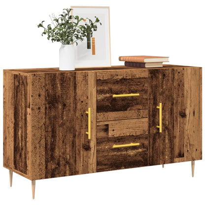 Credenza Legno Antico 100x36x60 cm in Legno Multistrato - homemem39