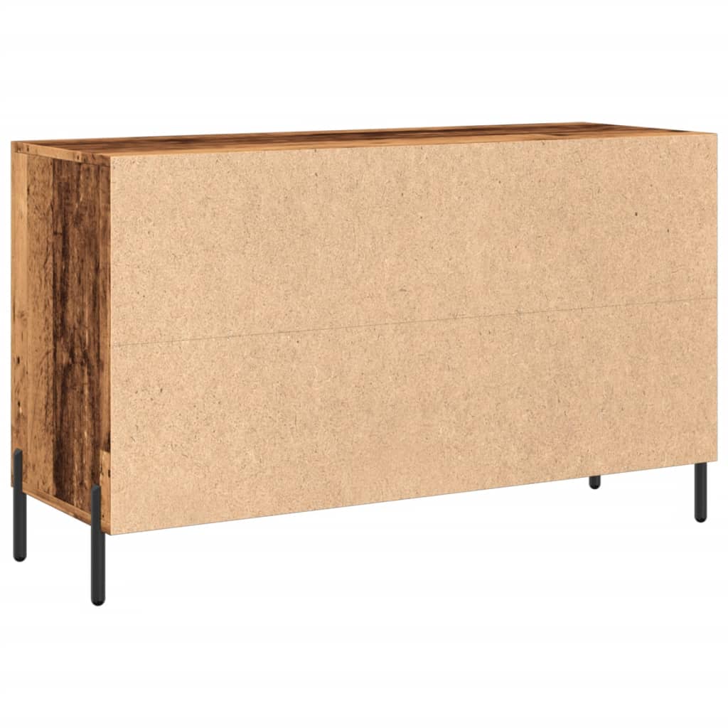 Credenza Legno Antico 100x36x60 cm in Legno Multistrato - homemem39