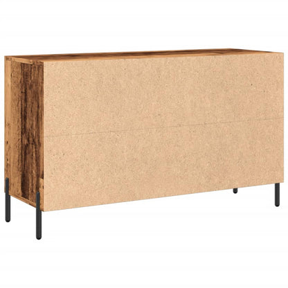 Credenza Legno Antico 100x36x60 cm in Legno Multistrato - homemem39