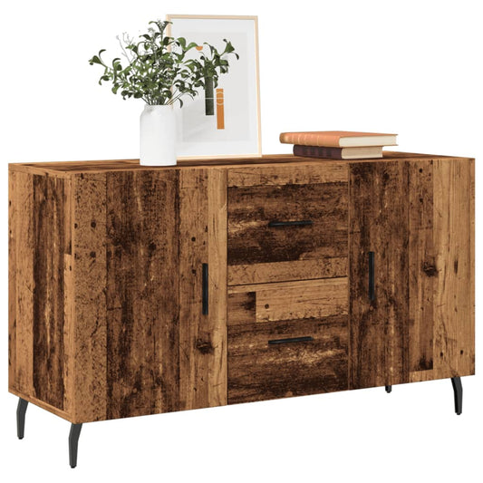 Credenza Legno Antico 100x36x60 cm in Legno Multistrato - homemem39