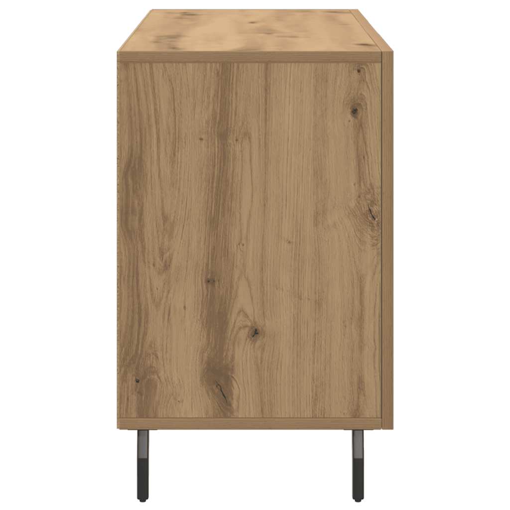 Credenza Rovere Artigianale 100x36x60 cm in Legno Multistrato