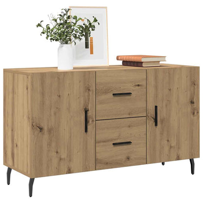 Credenza Rovere Artigianale 100x36x60 cm in Legno Multistrato