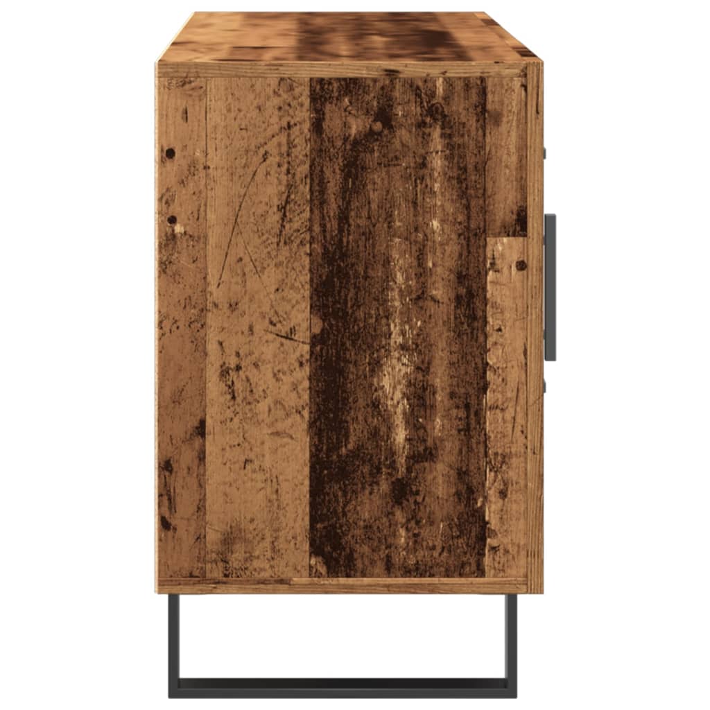 Credenza Legno Antico 100x36x60 cm in Legno Multistrato - homemem39