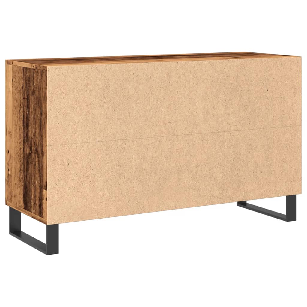 Credenza Legno Antico 100x36x60 cm in Legno Multistrato - homemem39