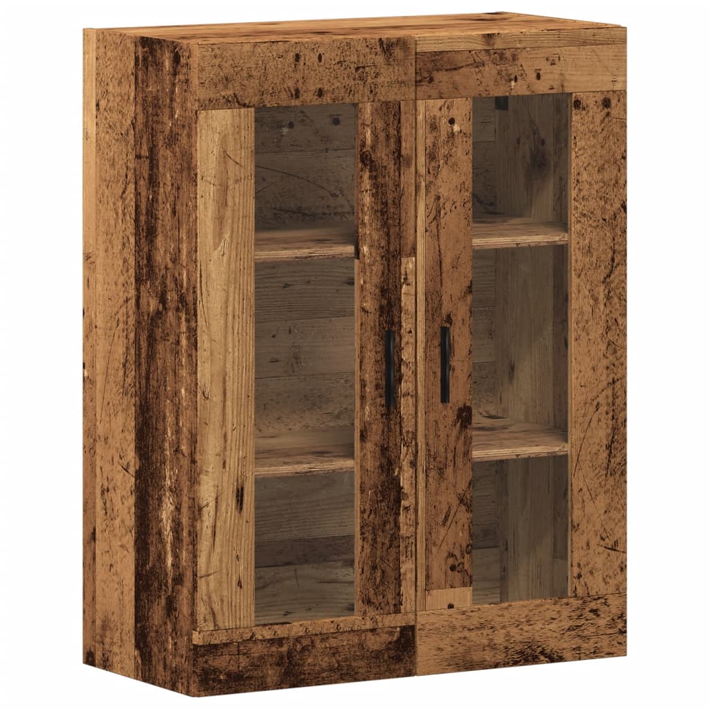 Mobile a Parete Legno Antico 69,5x34x90 cm - homemem39