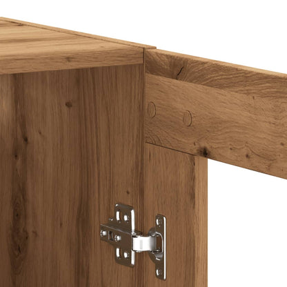 Mobile a Parete Rovere Artigianale 69,5x34x90 cm - homemem39