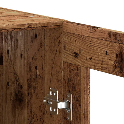 Credenza Legno Antico 69,5x34x90 cm in Legno Multistrato - homemem39