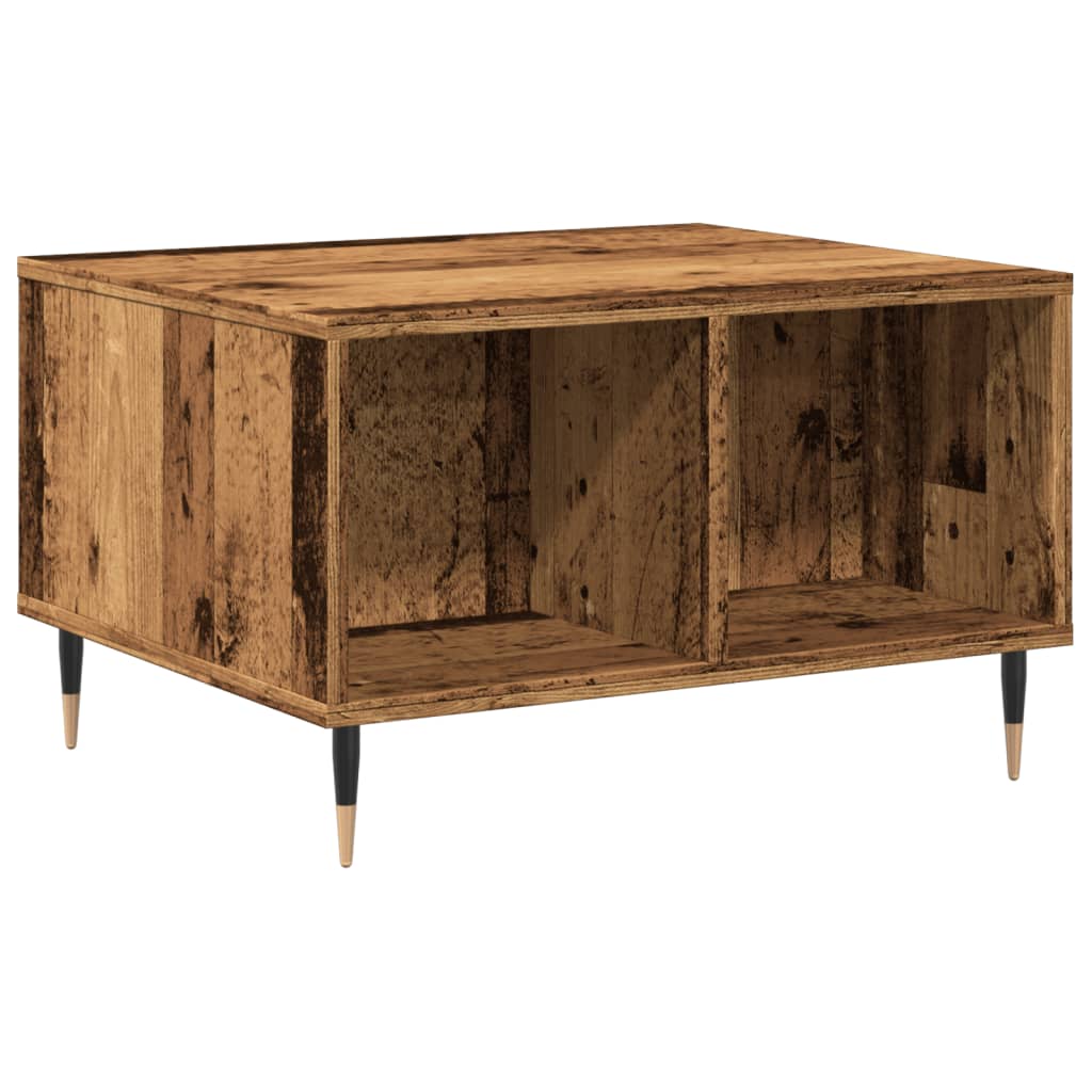 Tavolino da Salotto Legno Antico 60x50x36,5cm Legno Multistrato