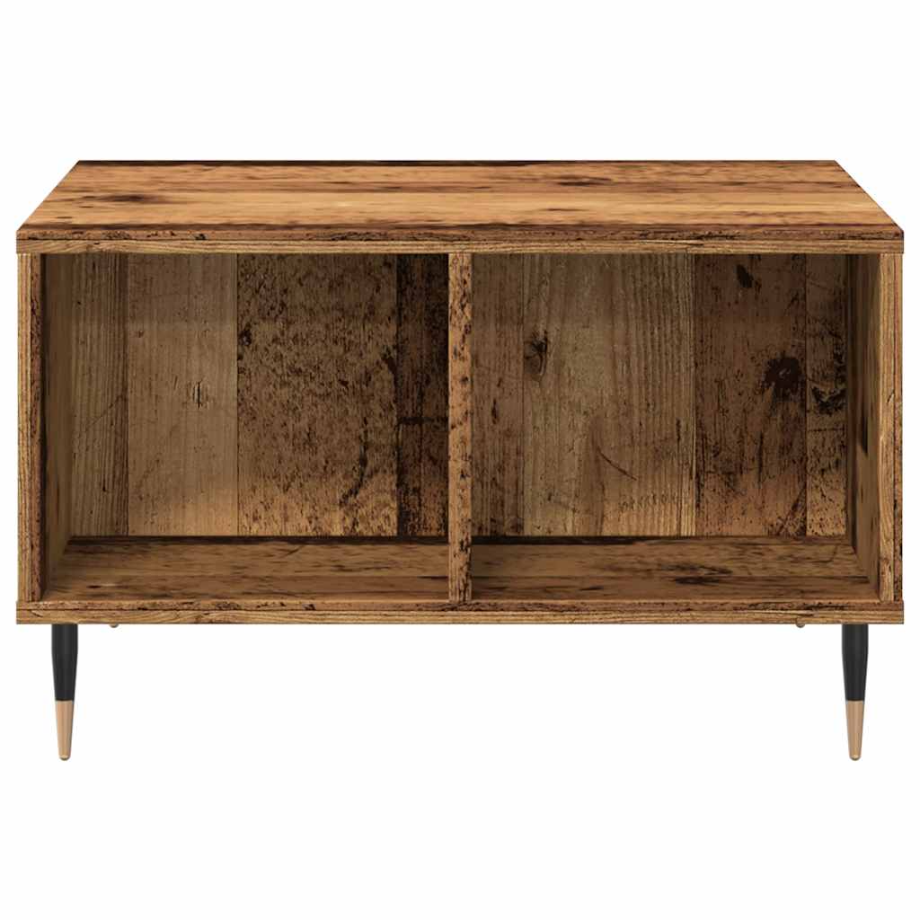 Tavolino da Salotto Legno Antico 60x50x36,5cm Legno Multistrato