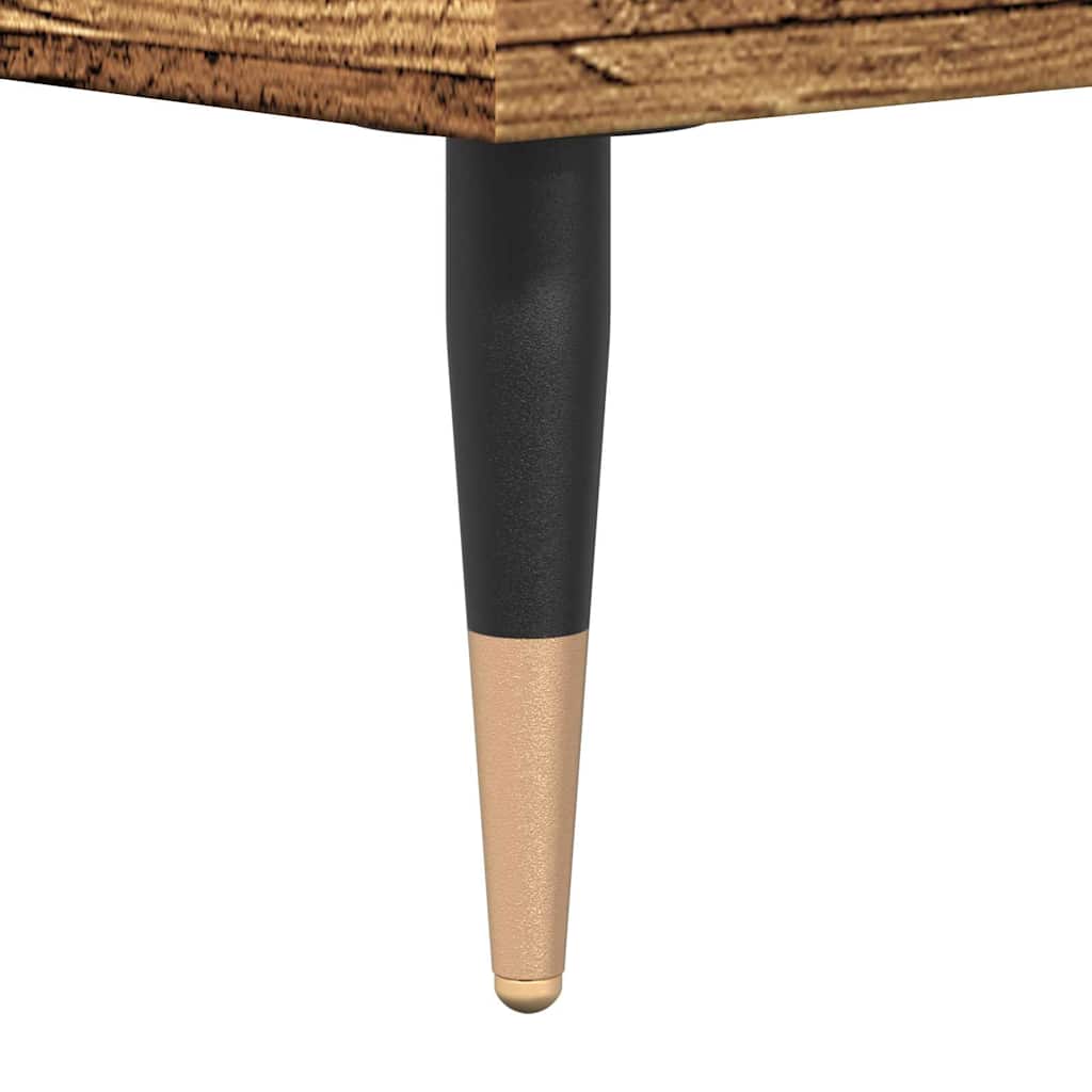 Tavolino da Salotto Legno Antico 60x50x36,5cm Legno Multistrato