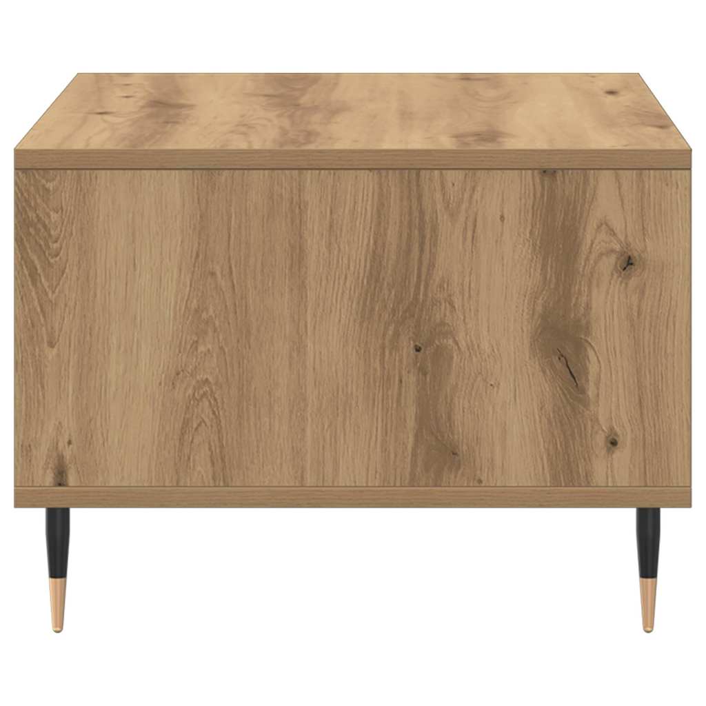 Tavolino da Salotto Rovere Artigianale 60x50x36,5cm Multistrato | homemem39