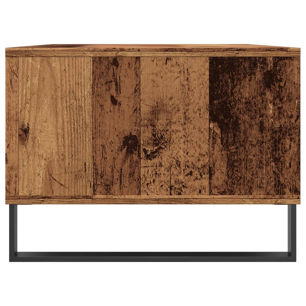 Tavolino da Salotto Legno Antico 90x50x36,5 cm in Truciolato