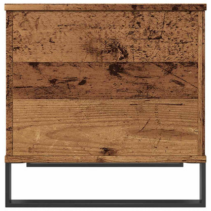 Tavolino da Salotto Legno Antico 60x44,5x45cm Legno Multistrato | homemem39