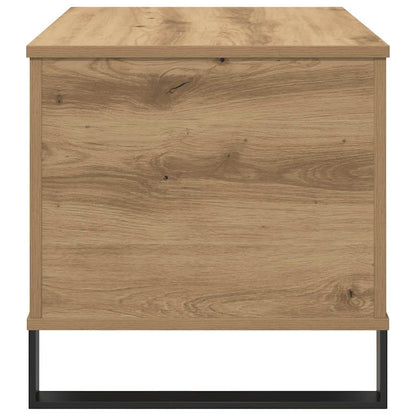 Tavolino Salotto Rovere Artigianale 60x44,5x45 cm in Truciolato | homemem39