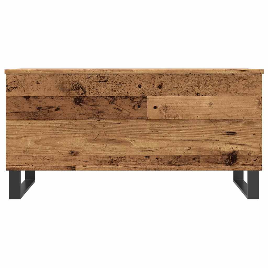 Tavolino da Salotto Legno Antico 90x44,5x45 cm in Truciolato