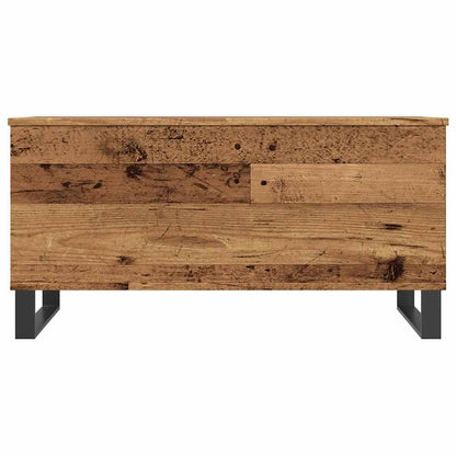 Tavolino da Salotto Legno Antico 90x44,5x45 cm in Truciolato