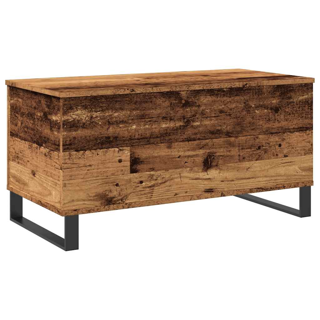 Tavolino da Salotto Legno Antico 90x44,5x45 cm in Truciolato