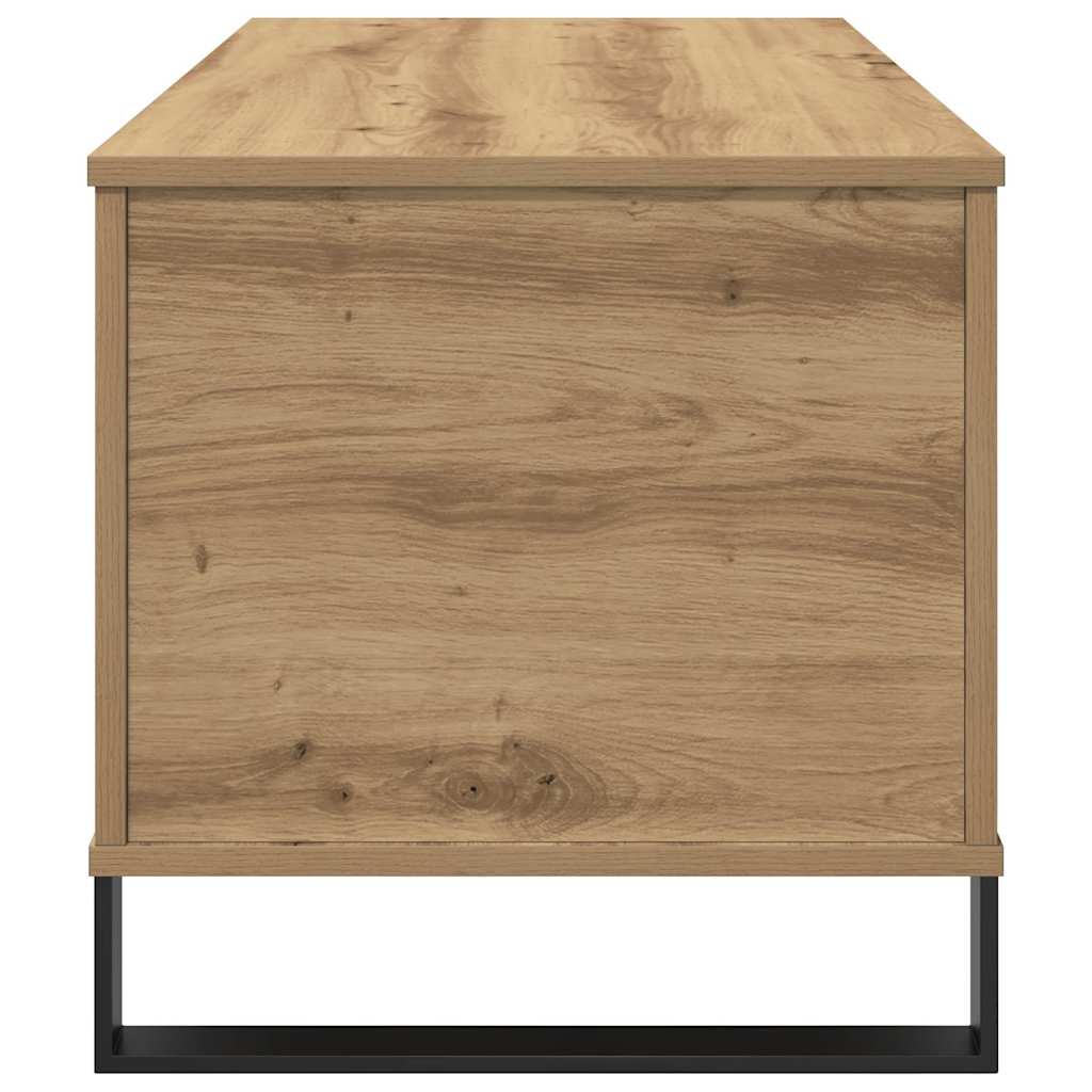 Tavolino Salotto Rovere Artigianale 90x44,5x45 cm in Truciolato