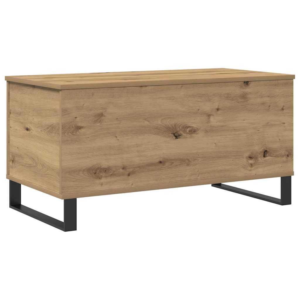 Tavolino Salotto Rovere Artigianale 90x44,5x45 cm in Truciolato